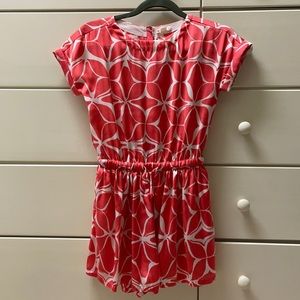 Pink Pattern Girls Romper
